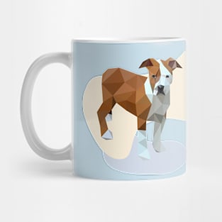 Bull Dog Low Poly Geometric Mug